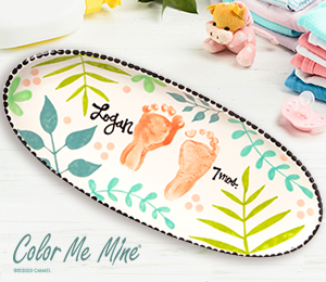 Houston Color Me Mine Tropical Baby Tray