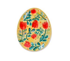 Houston Color Me Mine Spring Time Tulip Plate
