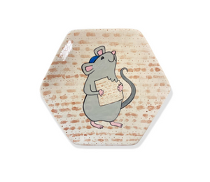 Houston Color Me Mine Mazto Mouse Plate