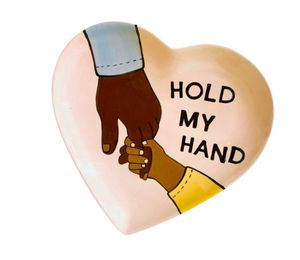 Houston Color Me Mine Hold My Hand Plate