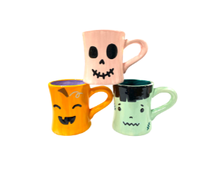 Houston Color Me Mine Halloween Mini Mugs