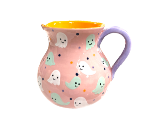 Houston Color Me Mine Cute Ghost Pitcher