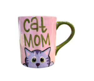 Houston Color Me Mine Cat Mom Mug
