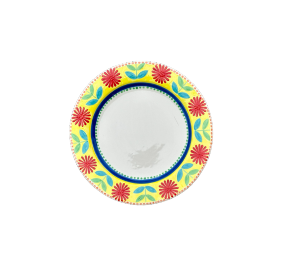 Houston Color Me Mine Floral Charger Plate