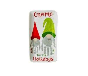 Houston Color Me Mine Gnome Holiday Plate