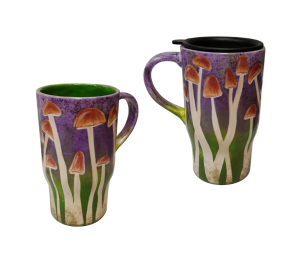 Houston Color Me Mine Mushroom Mugs